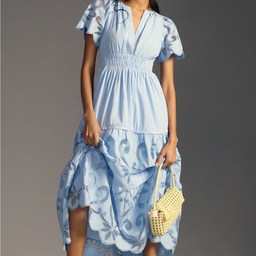 Anthropologie The Somerset Maxi Dress: Cutwork Edition